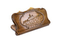 Handmade Wooden Backgammon Set with Khor Virap Monastery and Ararat Outline, 60 cm