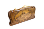 Handmade Wooden Backgammon Set with Khor Virap Monastery and Ararat Outline, 60 cm - photo 6