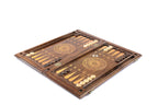 Handmade Wooden Backgammon Set with Mount Ararat and Ornamental Braid Pattern, 60 cm - photo 3