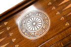 Handmade Wooden Backgammon Set with Mount Ararat and Ornamental Braid Pattern, 60 cm - photo 12