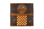 Handmade Wooden Backgammon Set with Mount Ararat and Ornamental Braid Pattern, 60 cm - photo 4