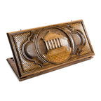 Handmade Wooden Backgammon Set with Garni Temple, 60 cm (Model 11679)