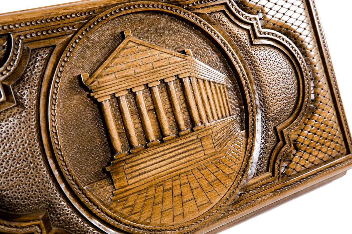 Backgammon-Set mit Tempel von Garni, 60 cm – Foto 2