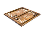 Handmade Wooden Backgammon Set with Eagle and Octagram, 60 cm - photo 3
