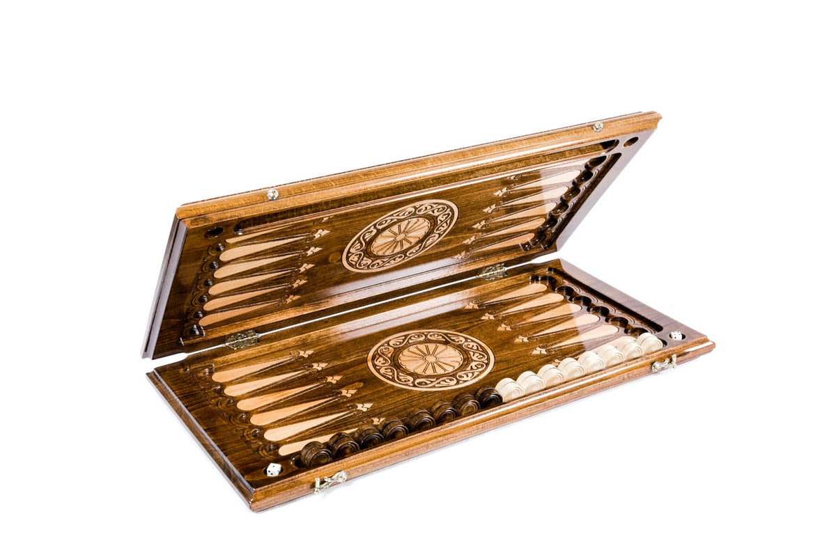 Handmade Wooden Backgammon Set with Mount Ararat, 60 cm - photo 6