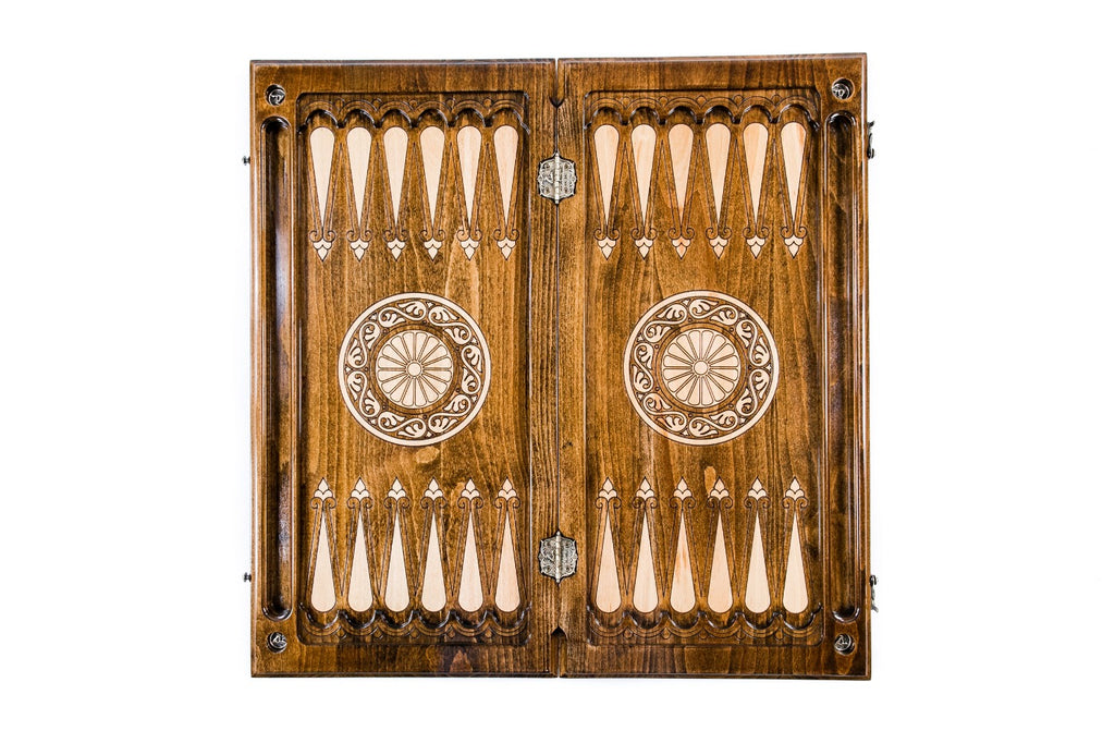 Handmade Wooden Backgammon Set with Mount Ararat, 60 cm - photo 8