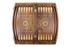 Handmade Wooden Backgammon Set with Armenian Coat of Arms, 60 cm - photo 8