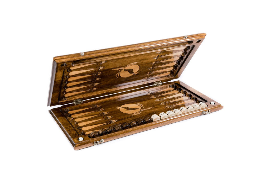Handmade Wooden Backgammon Set with Geghard Monastery, 60 cm - photo 5