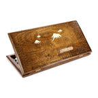 Handmade Wooden Backgammon Set with Mount Ararat, 60 cm (Model 16030)