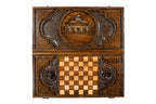 Handmade Wooden Backgammon Set with Church of St. Gayane, 60 cm - photo 4