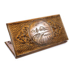 Handmade Wooden Backgammon Set with Mount Ararat, 60 cm (Model 11540)