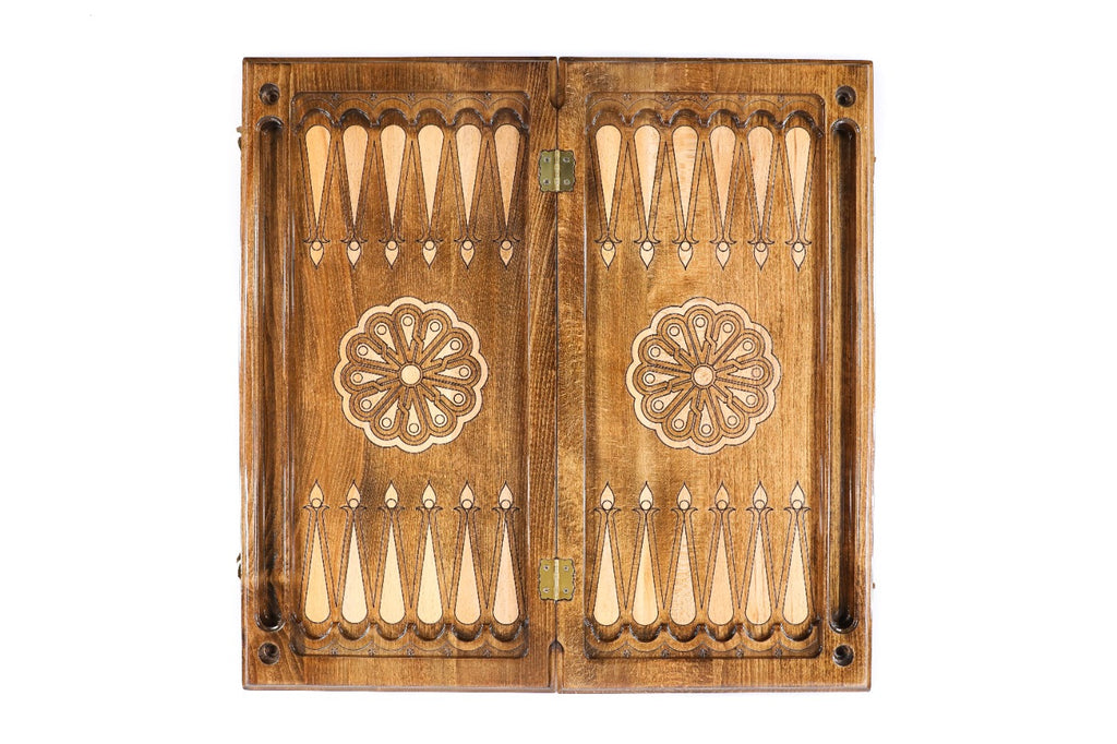 Handmade Wooden Backgammon Set with Mount Ararat, 60 cm - photo 8