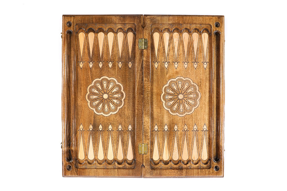Handmade Wooden Backgammon Set with Mount Ararat, 60 cm - photo 8