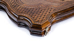 Handmade Wooden Two-Sided Backgammon Set with Octagram, 60 cm - photo 7