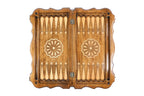 Handmade Wooden Backgammon Set with Etchmiadzin Cathedral, 60 cm - photo 8