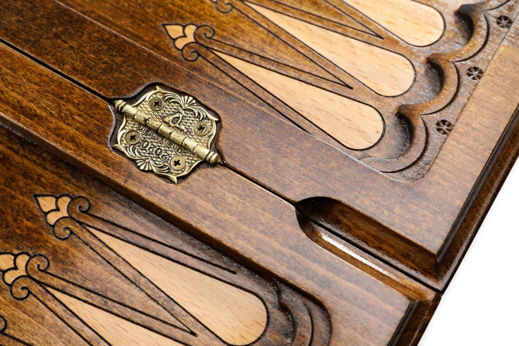 Handmade Wooden Backgammon Set with Geghard Monastery, 40 cm - photo 9