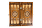 Handmade Wooden Backgammon Set with Geghard Monastery, 40 cm - photo 12