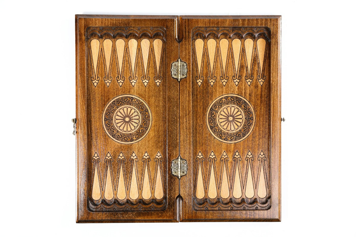 Backgammon-Set mit Kloster Geghard, 40 cm – Foto 12