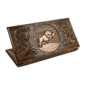 Backgammon Set with Bull, 60 cm – handmade wooden nardi board by Hrachya Ohanyan