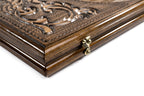 Handmade Wooden Backgammon Set with Bull, 60 cm - photo 8