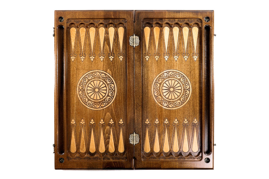 Handmade Wooden Backgammon Set with Mount Ararat, 60 cm - photo 12