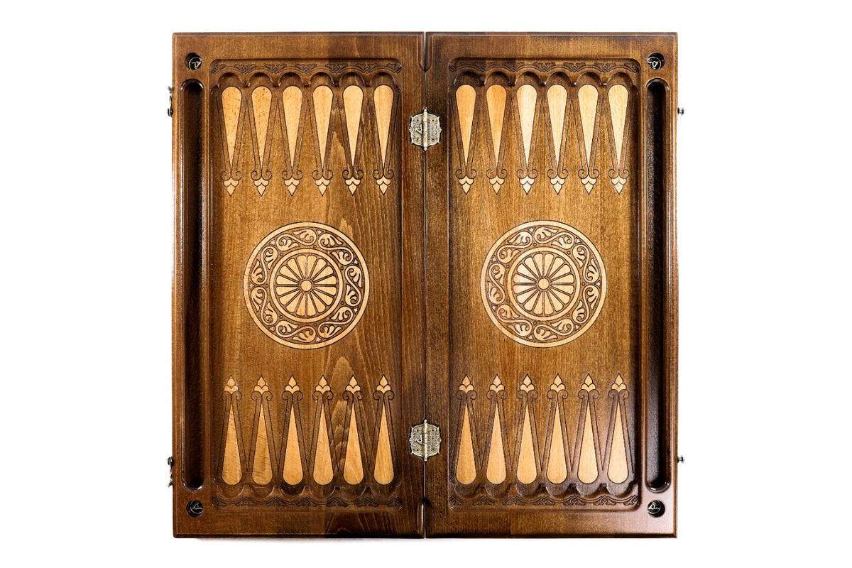 Handmade Wooden Backgammon Set with Mount Ararat, 60 cm - photo 12