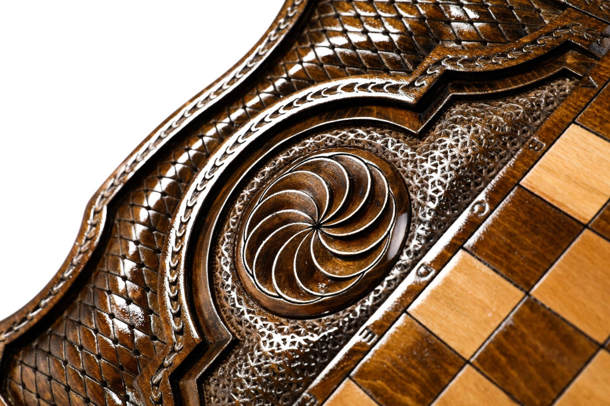 Juego de backgammon con tigre, 60 cm – foto 10