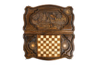 Handmade Wooden Backgammon Set with Lalesh Temple, 60 cm - photo 11