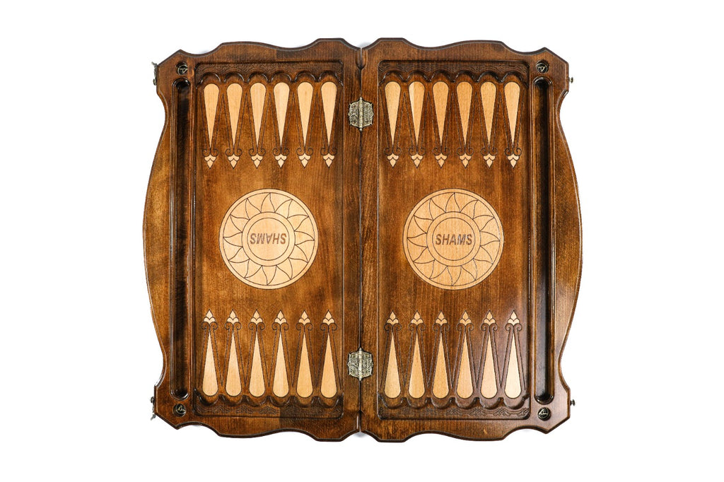 Handmade Wooden Backgammon Set with Lalesh Temple, 60 cm - photo 12