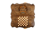 Handmade Wooden Backgammon Set with Church of St. Gayane and Ararat Outline, 50 cm - photo 11