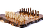 Handmade Wooden Chess Set with Ararat Outline, 50 cm - photo 2