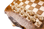 Handmade Wooden Chess Set with Ararat Outline, 50 cm - photo 10