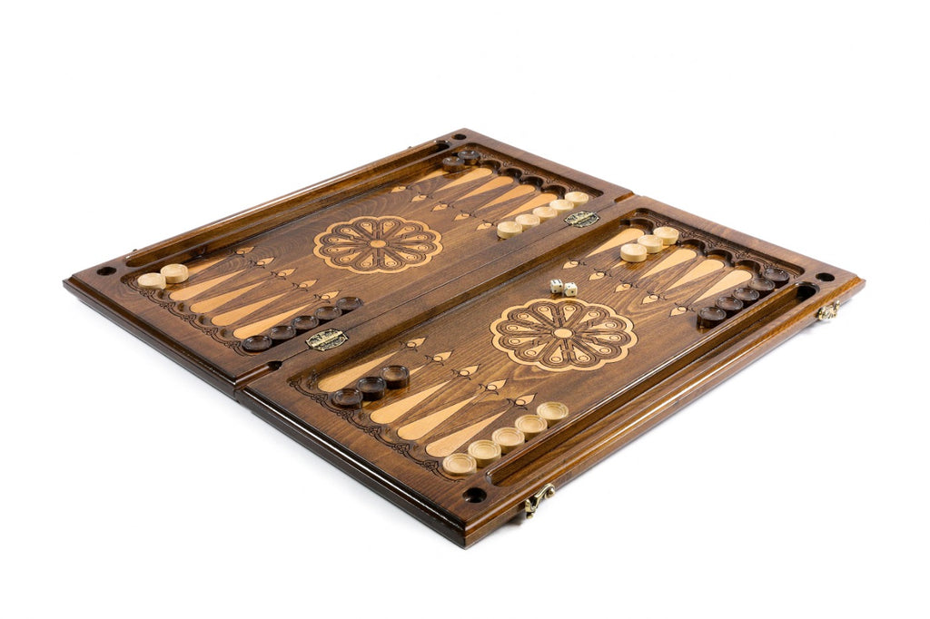 Handmade Wooden Backgammon Set with Mount Ararat, 60 cm - photo 3