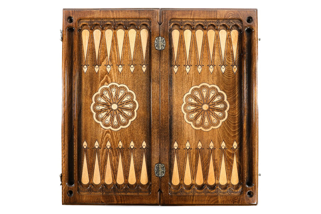 Handmade Wooden Backgammon Set with Mount Ararat, 60 cm - photo 12