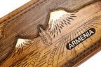 Handmade Wooden Backgammon Set with Mount Ararat, 60 cm - photo 2