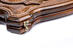 Handmade Wooden Two-Sided Backgammon Set with Armenian and Argentine Coats of Arms, 60 cm - photo 10