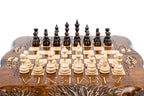 Handmade Chess & Backgammon Set with Mount Ararat Outline, 30 cm