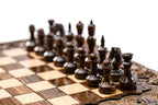 Handmade Wooden Chess and Backgammon Set with Armenian Ornament, 30 cm - photo 8