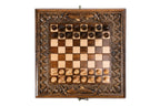 Handmade Wooden Chess and Backgammon Set with Armenian Ornament, 30 cm - photo 11