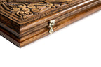 Handmade Wooden Two-Sided Backgammon Set with Gandzasar and Cross, 70 cm - photo 8