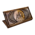 Handmade Walnut Backgammon Set with Artsakh Monument, 60 cm