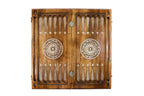 Handmade Walnut Backgammon Set with Artsakh Monument, 60 cm - photo 9
