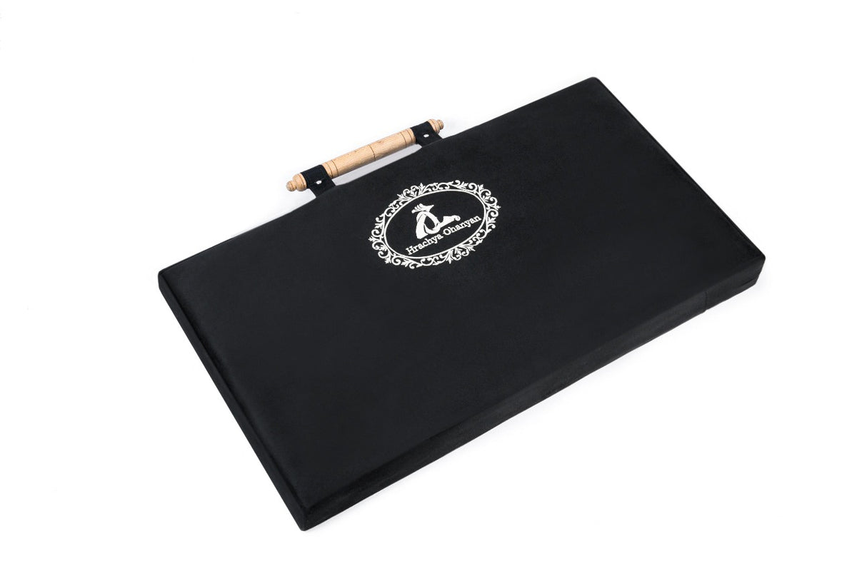 Handmade Walnut Backgammon Set with Artsakh Monument, 60 cm - photo 12