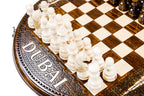 Handmade Wooden Circular Chess Set with Dubai Edition, 40 cm - photo 8
