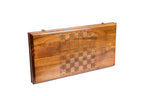 Handmade Walnut Backgammon Set, Classic Board, 60 cm - photo 4