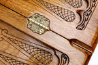 Handmade Walnut Backgammon Set, Classic Board, 60 cm - photo 10