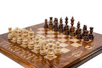 Handmade Wooden Chess and Backgammon Set, Classic Board, 50 cm - photo 2