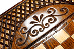 Handmade Wooden Backgammon Set with Uzbekistan Coat of Arms, 60 cm - photo 8
