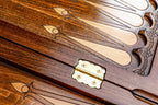 Handmade Wooden Backgammon Set with Uzbekistan Coat of Arms, 60 cm - photo 10