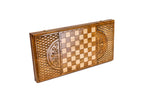 Handmade Wooden Backgammon Set with Armenian Ornament, 60 cm - photo 4